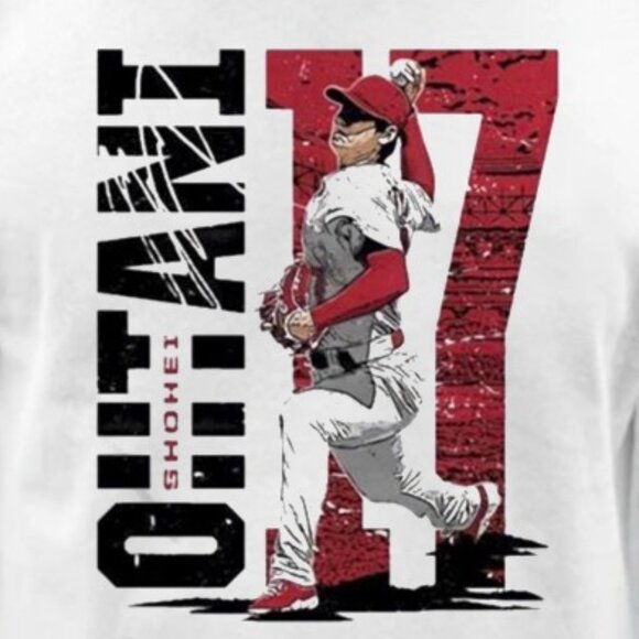 Shohei Ohtani Los Angeles Angels Baseball MLB MVP Pitcher Batter Graphic Tee 159 - Picture 2 of 5